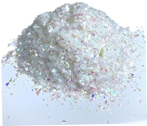 Neve Finta 300 g/10, 5 Once di plastica in plastica Artificiale Scaglie realistiche realistiche Che decorano Scintillanti Fai -da -Te per spoller per Decorazioni per Feste di Natale esposizioni inve