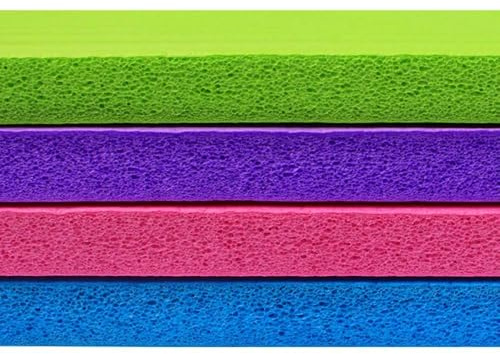 petjoyful Estera de Yoga Engrosada Esteras de Yoga Antideslizantes Multifuncionales 1830 mm * 610 mm * 10 mm Rosa