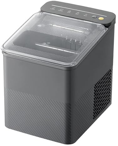 Máquina de Hielo Automática,maquina de Hielo de Encimera,hielo En 8 Minutos,tamaño Ajustable,autolimpieza con Botón,esterilización,adecuada para Oficinas,dormitorios,cocinas
