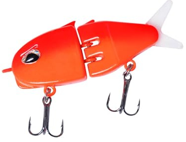 Leurre de pêche Swimbait Wobbler blanc dur en caoutchouc souple pour poissons prédateurs en plastique appât appât sous-marin (E, A)
