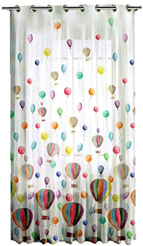 mauro tende cameretta bambini su misura-pannello Tende-Stampa Digitale-Misura maxi bxh cm 200x da 240 a 290-tende confezionate con occhiolli (G - 1 * 200x290 cm)