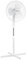 Baroni Home Ventilateur de Terre 126 cm sur Pied, Ventilateur 3 Niveaux de Vitesse et Inclinaison Réglable, Ventilateur Silencieux, Blanc, 126x61x44 cm