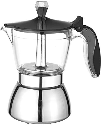 Vrttlkkfe Moka Pot, 4 Cups Stove Espresso Machine, Coffee Percolator Machine, Premium Mocha, Italian Espresso Coffee Machine