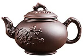 Tetera china Yixing hecha a mano de arcilla púrpura con filtro tetera de cerámica tradicional Zisha KungFu tetera A05