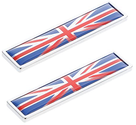 Supvox Auto Metall Aufkleber 2 Stück Uk Flagge Metall Emblem Auto Styling Karosserie Aufkleber Dekor Zubehör