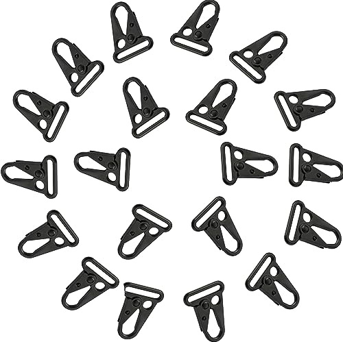 20 Stück Outdoor Gurtband Hängende Schnalle Karabiner Mit 32mm Innendurchmesser für Bergsteigen Camping Wandern Jagen Schießen Outdoor Aktivitäten
