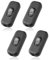CYIOU 4 Pezzi Interruttore Bipolare 6A 250V Interruttore a Pulsante Mini Interruttore Lampada per 2-3 Linea per Lampada da Tavolo Scrivania Camera da Letto (Nero)