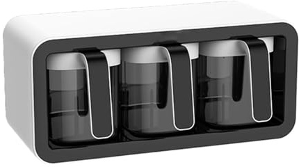 Spices box, Wall mounted spices box, Spices jars, Wall-mounted kitchen seasoning box, multi-grid storage seasoning box, free household seasoning box, Space Saving Seasoning Box
