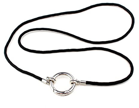 TEMOOUES Porte-lunettes collier bague simple support de lunettes de soleil chaîne support de lunettes de soleil collier cordon anti-perte pour homme et femme