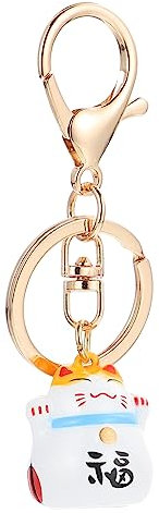 SAFIGLE 3stücke Cat Hanging Decor Mit Delicate Bell Glückskatze Schlüsselanhänger Für Taschen Rucksäcke Und Mobile Deko Für Katzenliebhaber