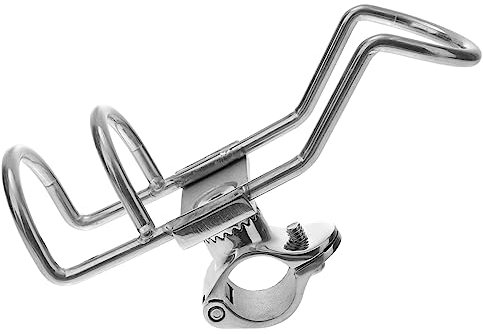 PAMINGONO Supporto Per Canne Da Pesca in Acciaio Inossidabile 1 Pezzo Supporto Per Canne Da Pesca Girevole a 360°