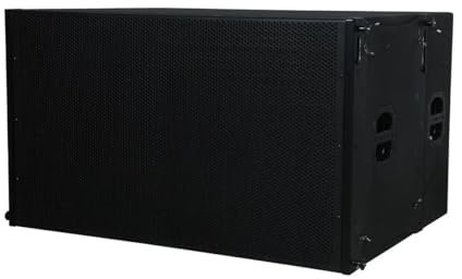Subwoofer de frecuencia ultra baja de 18 pulgadas, 600 W continuo, pico de 2400 W, 38 Hz-130 Hz, negro