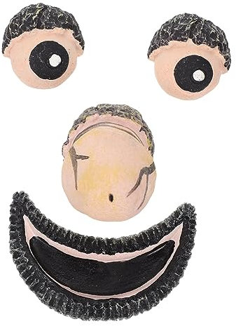 Happyyami 1satz Outdoor Baumgesicht Dekoration Lustige Gartenstatue Für Halloween Und Gartenkunst Einfache Installation Wetterfest Und Langlebig Und Überraschung Freie