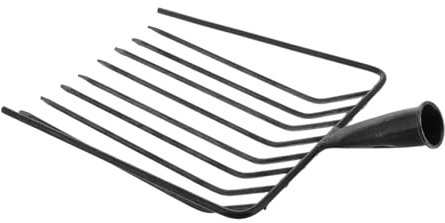 Sosoport Attrezzo Per Diserbare Mano Di Ricambio in Acciaio Per Forcone Da Forcone Da Letame Con in Attrezzi Per Giardinaggio e Manutenzione Del Leggero