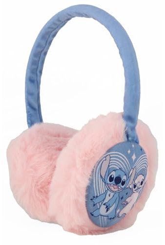 CARTOON Cache-oreilles d'hiver Disney, bandeau réglable pour enfants, protection des oreilles du froid du vent, Stitch, taille unique