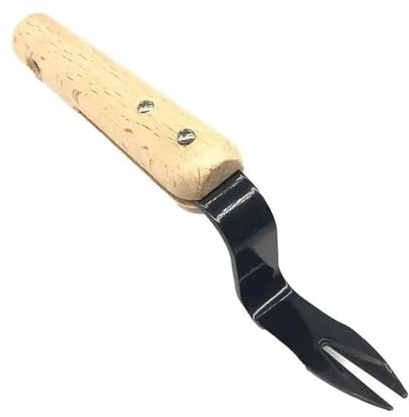 YCXMBH Forca da diserbo in Acciaio con Manico in Legno, attrezzo da Giardino, estirpatore di Erbacce efficiente, Giardinaggio for trapianti