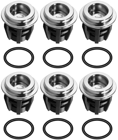 Hochdruckreiniger-Rückschlagventil-Set, passend für Mi-T-M Inter Pump 47-51 | Ersetzt 700009, kompatibel mit Kit01/K01 36.7032.01 758-543, 6 Stück