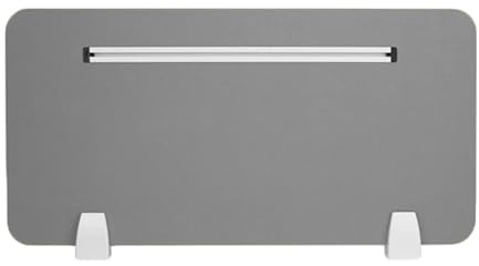 XPLKQXE Séparateurs Bureau Étudiants, Séparateur Bureau Acoustique Autoportant, Réduction du Bruit, Panneau Confidentialité, Cloison Maison Bureau, pour Poste(Gray-B,90x30cm)
