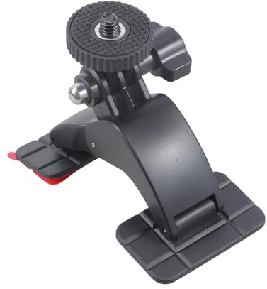 Petite base adhésive pour tableau de bord avec joint à vis 1/4 pour enregistreur, smartphone, support de caméra à angle réglable