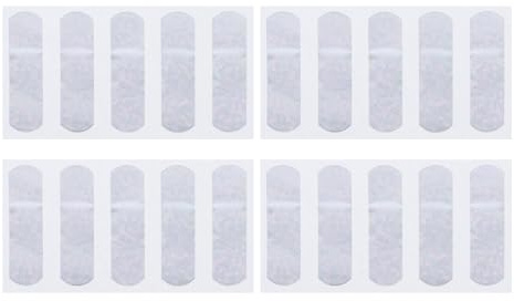 IWOWHERO Apósitos Adhesivos Purpurina para Heridas Infantiles 20 Unidades Impermeables Diseño de Dibujos Animados Banda Adhesiva Portátil Transpirable para Uso Doméstico y Actividades al