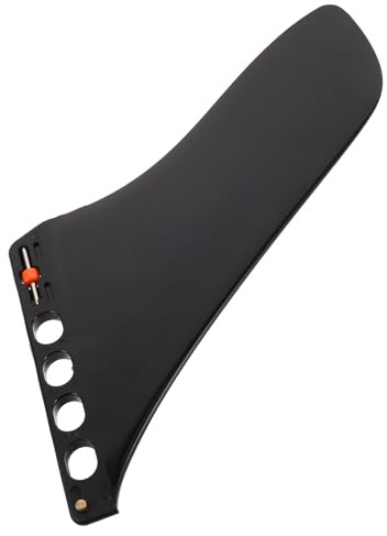 Ciieeo Aileron de Planche de Surf Amovible Noir Dérive Arrière pour Paddleboard Sup Installation Rapide Résistant aux Chocs Accessoire de Remplacement Polyvalent