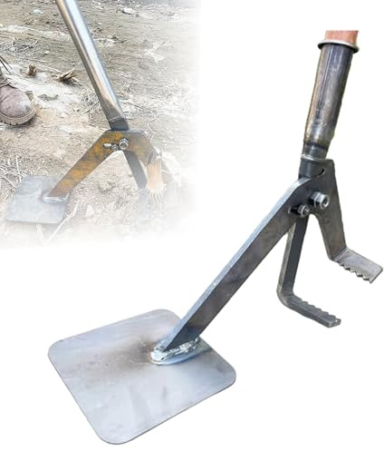 Heavy Duty Small Tree Root Puller,Leverage Stump Remover Equipment,Load-Bearing Fence Post Puller,Small Tree Root Extraction Tool,Leverage Sapling Puller Tool,for Tree Root
