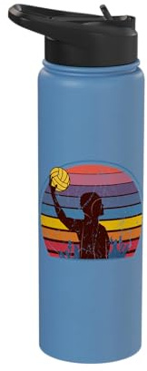Water Polo Player Swimmer Athlete Goalkeeper Fan Team Sport Stainless Steel Insulated Water Bottle