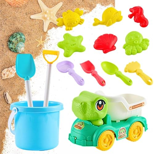 Beach Toys Set - Sandbox Building Kit With Molds, Bucket & Shovels,Sandbox Toys for Kids,for New Year Home Backyard Yard Boys Girls Children Adult