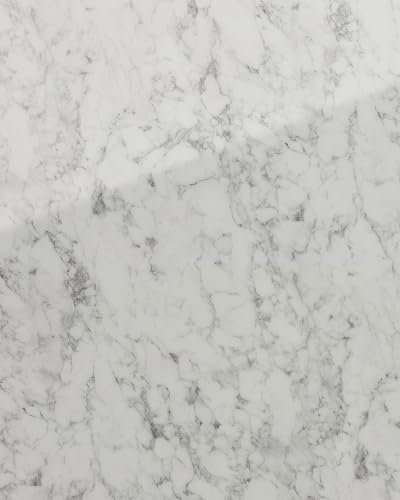 Wallface Wandpaneel selbstklebend Marmoroptik | Glas | Steinoptik 19345-SA-AR MARBLE WHITE - glatte Wandverkleidung glänzend weiß, grau-weiß 2,6 m²