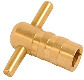 50 x Heavy Duty Solid Brass Radiator Keys Bulk Pack Plumbing Bleed/Bleeding Tool