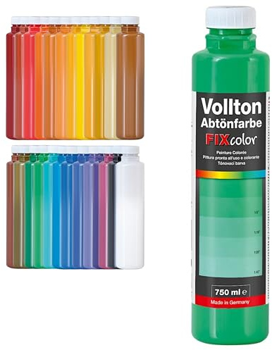 decotric Decolor Abtönfarbe Frühlingsgrün - 750ml I Dispersionsfarbe für dekorative Anstriche und wasserbasierten Materialien I Hohe Farbkraft & Ergiebigkeit
