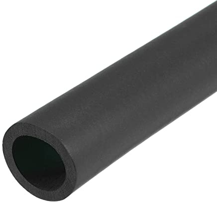 sourcing map Schaumstoffschlauch für Griffstütze, Rohrisolierung, 25 mm Innendurchmesser, 35 mm Außendurchmesser, 1 m Länge, Schwarz