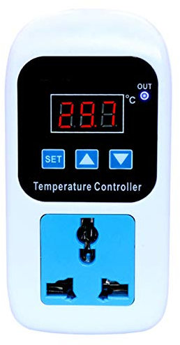 YZ-LIANG Pet heater Micro Computer Digital Temperature Controller LED Display Thermostat Plug With Heating/Cooling Control Regulator