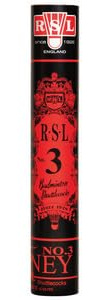 R.S.L. RSL Natur-Federbälle Shuttlecocks | Tourney No. 3 | für Badminton und Federball, hohe Stabilität, Entenfedern | 12 Stück, Speed 78 / Medium-Fast