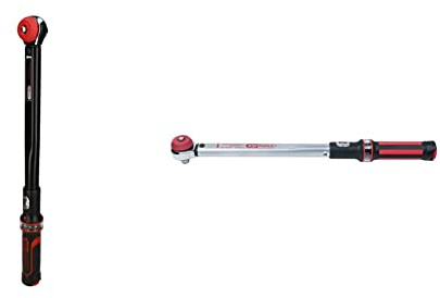 KS TOOLS 516.1422 - Clé Dynamométrique - Gamme Ergotorque Précision & 516.6042 1/2 Ergotorque - Precision Clé Dynamométrique, 40-200 Nm - Avec Tête À Cliquet À Bouton Quick-Lock