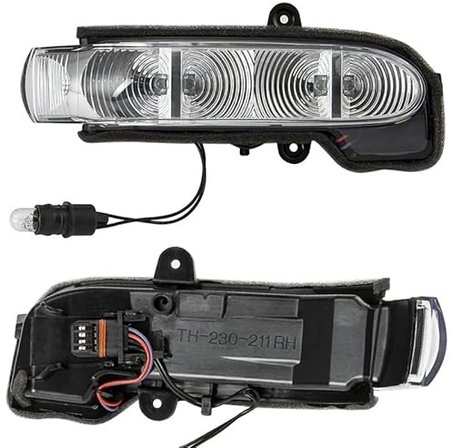 GYOUZA OEM # 2038201421 A2038201421 Rechts Außenspiegel Blinker mit Glühlampe for Mercedes- for Benz W211 E W463 G Klasse 203-820-14-21