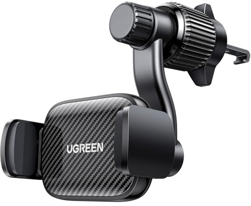 UGREEN Car Phone Holder, Universal Air Vent Phone holder for Cars [360° Swing Arm] Car Phone Mount Compatible with iPhone 17 16 15/14/13/12 Galaxy and Other 4.7-7.2'' Mobile Phone