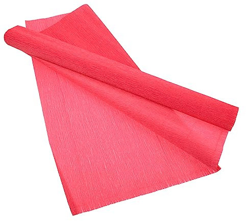 TOPPERFUN Buntes Krepppapier Rostrote Für Diy Papierblumen Basteln Hochzeitsdeko Geschenkverpackung Blumenarrangements Farbige Bastelrolle Vielseitig Festlich