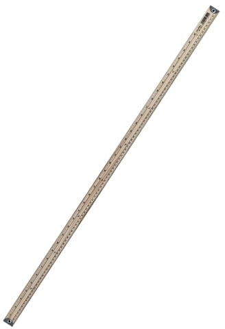 JISADER Meterstäbe, Lineal, Nählineal, aus Holz, modisches Design, doppelseitig, 100 cm, langlebig, Musterherstellung, Schneider für den Schulunterricht