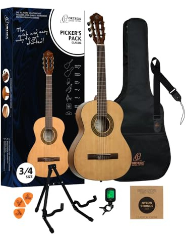 Ortega Guitars RPPC34 - Chitarra da concerto 3/4