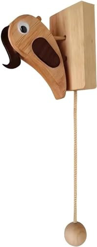 REYIN-CHHN Wood Bird Door Knocker Front DoorBell Bird DoorBell Bird DoorChimes Creative Frontdoor Knocker for House Office Door Knocker for House Front Door