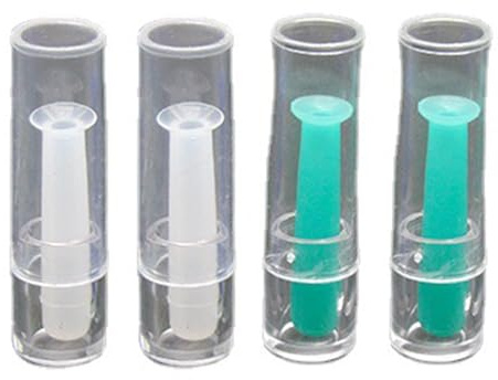 MYSUNBAR Lot de 4 ventouses pour retirer les lentilles de contact rigides, RGP et Ortho-K, ventouse, multicolore, Organiseur de poche