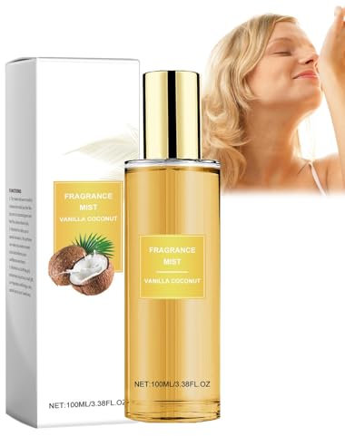 V Secret Vanille Coconut Passion Bodyspray, Coconut Passion Fragrance Mist, Bodyspray Parfum Damen, Eau de Parfum Für damen, Langanhaltender Duft, Ideal für den Sommer (1PC-Vanille Kokosnuss)