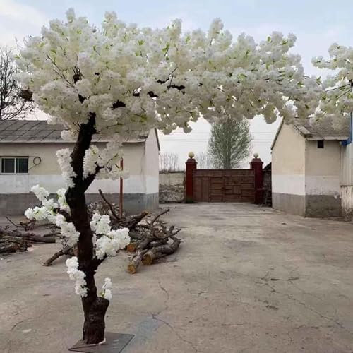 DDZJTPP Kunstpflanze Kirschblütenbaum Kirschbaum Künstlich Pflanze Kunstbaum Kirschblüte Zimmerpflanze,Für Büro Hochzeit Party Valentinstag Drinnen Und Draußen,Extended-1.8x1m/5.9x3.2ft
