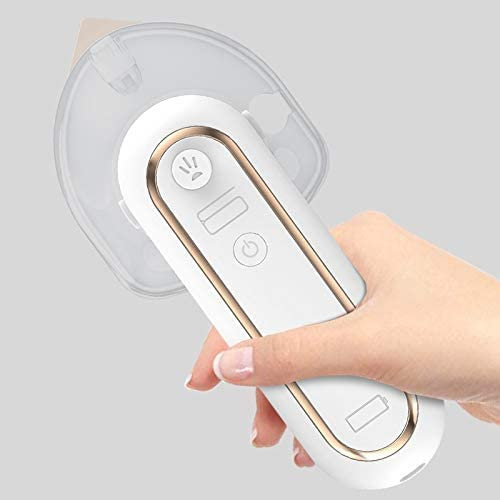 Mini plancha de viaje portátil recargable USB para manualidades, negocios, inalámbrica, 360 grados, máquina de planchar redonda