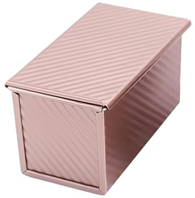 Teglia per pane con coperchio, antiaderente, resistente al calore, riutilizzabile, per pagnotte fatte in casa, tostatura dessert, panetteria da cucina, picnic, campeggio, uso esterno