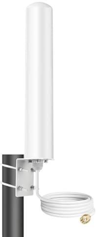 High Gain Universal Wide-Band 5G 4G LTE WiFi Outdoor Antenna for Mobile Cell Phone Verizon, AT&T, T-Mobile 5G 4G Cellular Modem Router（698-6000MHz）, Boosts RV Home Internet Gateway, Slinkdsco