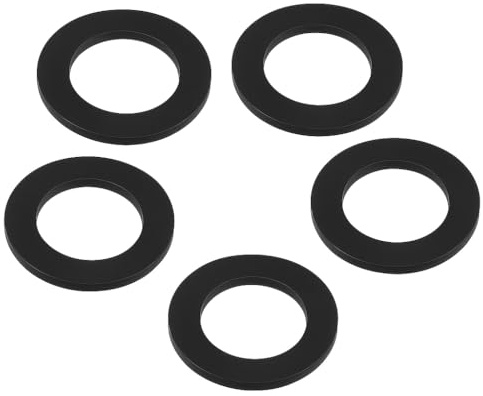 32mm Bottle Trap Rubber Washer Seal – 5 Pack | Plumbing Gasket for Basin Waste Pipe Fittings | Inlet Outlet Seal for Bathroom Sink Trap | Flexible Leak-Proof Rubber Washer