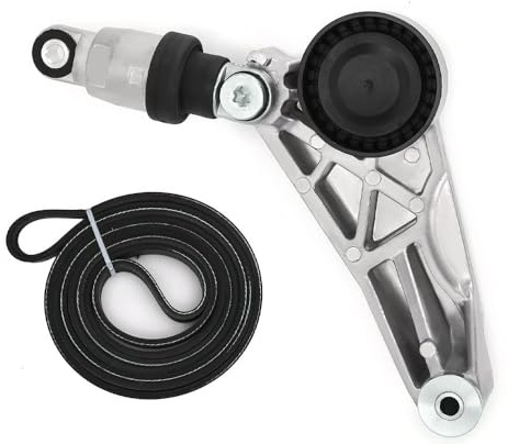 Polea Alternador,Polea Tensora De Correa Kit de tensor correa y poleas tensoras for Wrangler 3.0L 4627038AA 2012-2018 04627038AA, SK39415, SK36157, 6PK2230