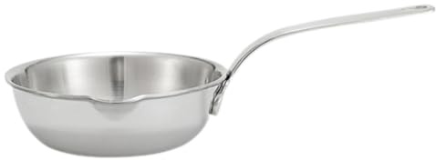 Alipis Casserole Inox 12 Cm Petite Casserole Multifonction en Acier Inoxydable Résistante Haute Température Poignée pour Cuisson Sauces et Fusion Beurre la Cuisine Familiale et Voyage